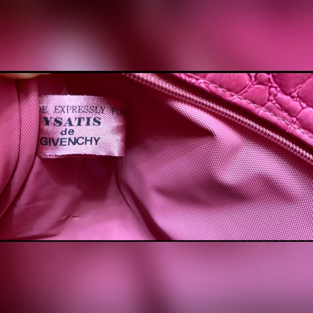 Givenchy Pink Croc-Embossed Bag - Picture 9 of 10